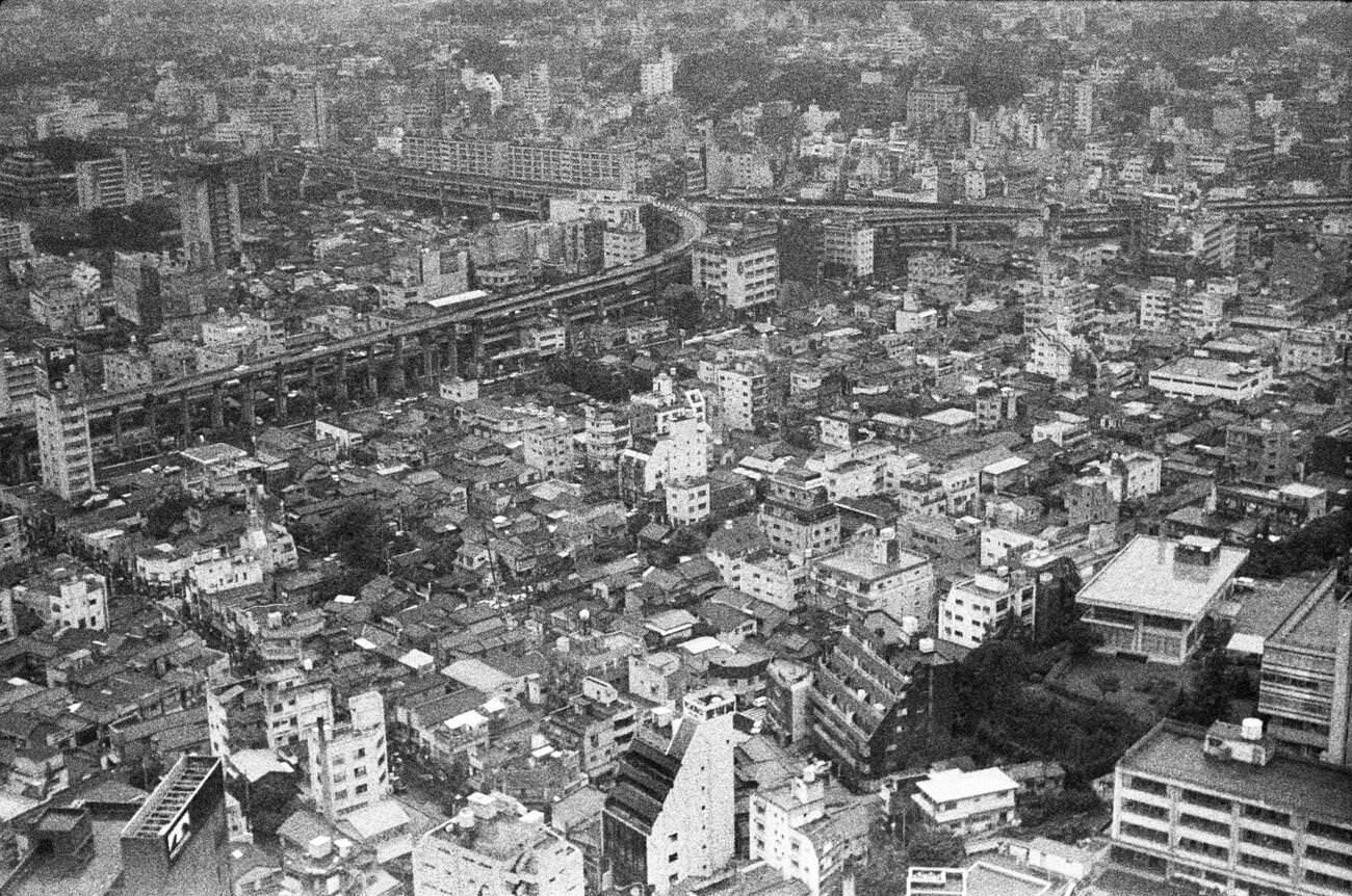 Tokyo, top view, 1979.