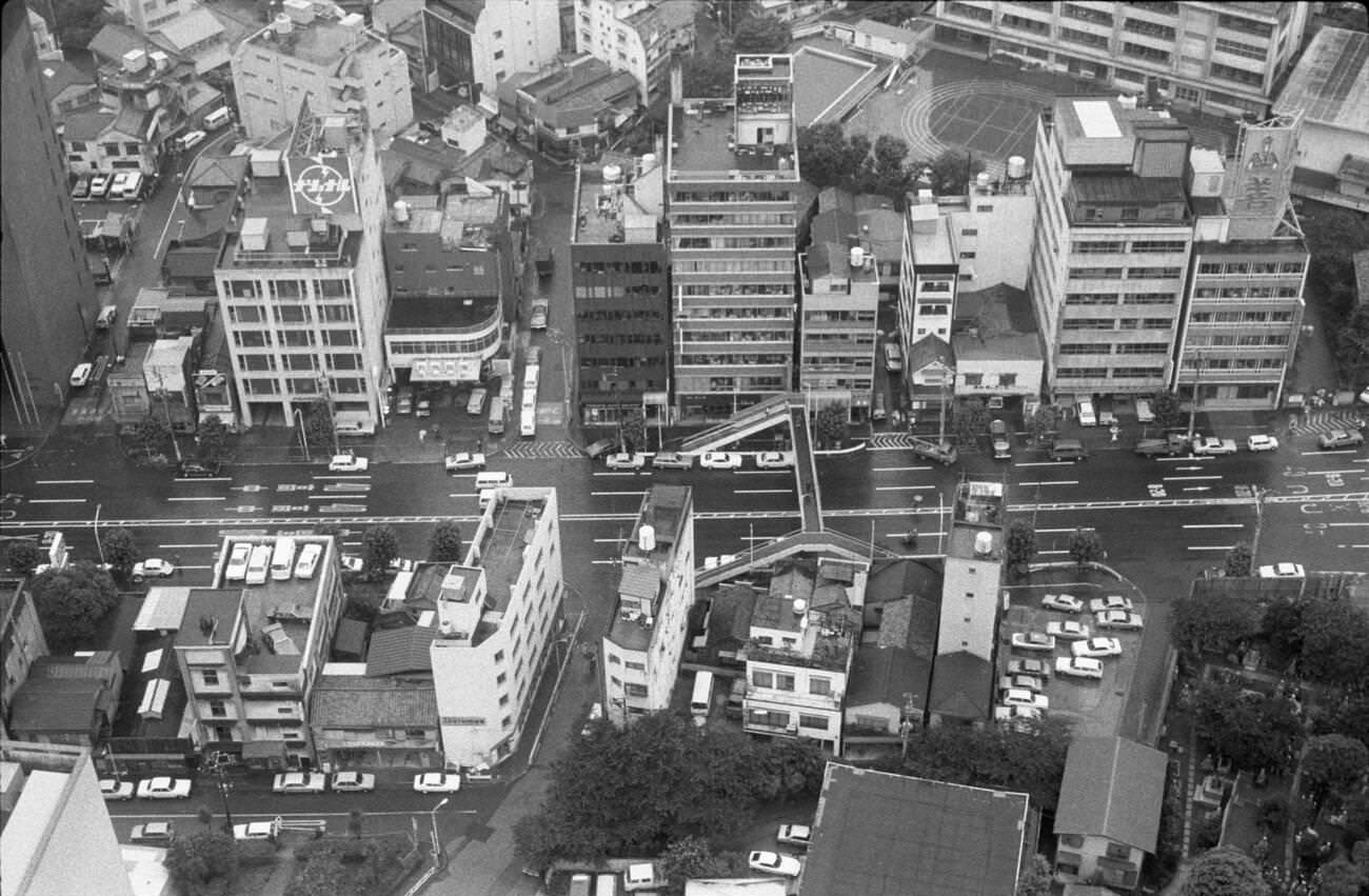 Tokyo, top view, 1979.