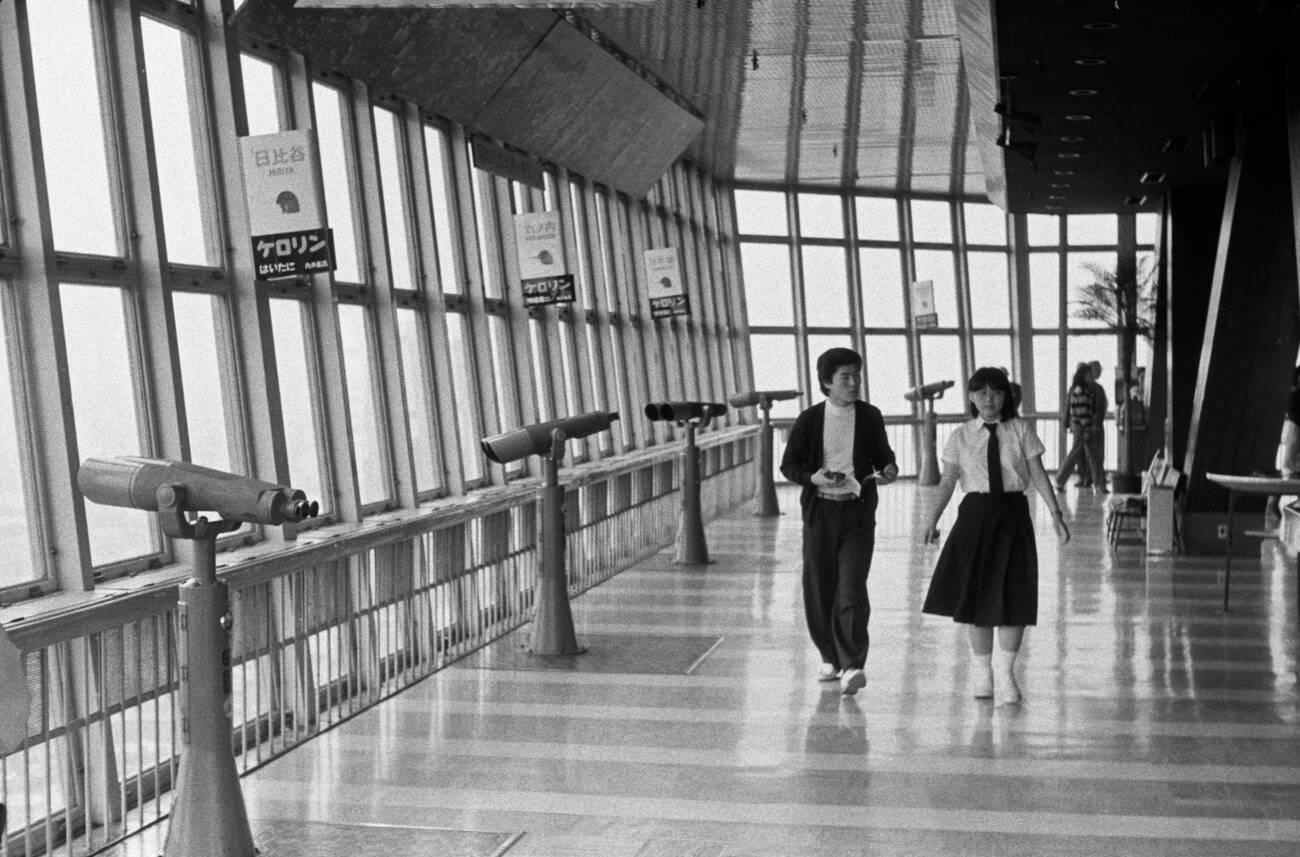 Tokyo Tower, Observation terrace, Tokyo, 1979.