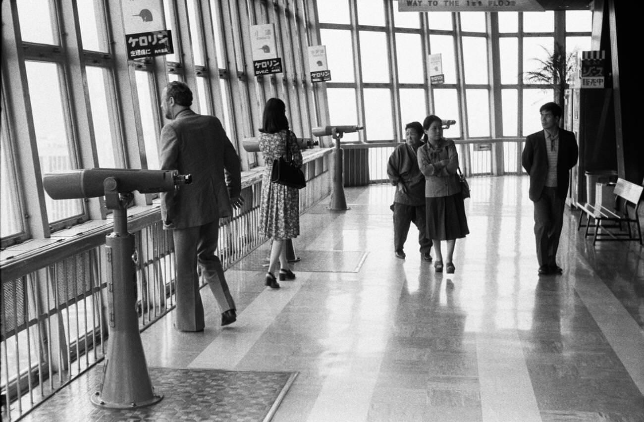 Tokyo Tower, Observation terrace, Tokyo, 1979.