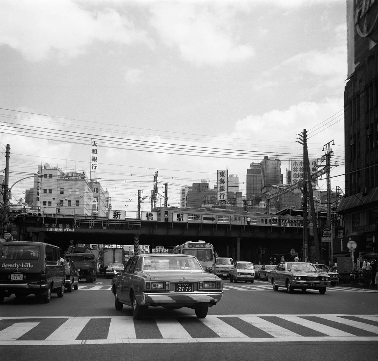 Street in Tokyo, 1978.