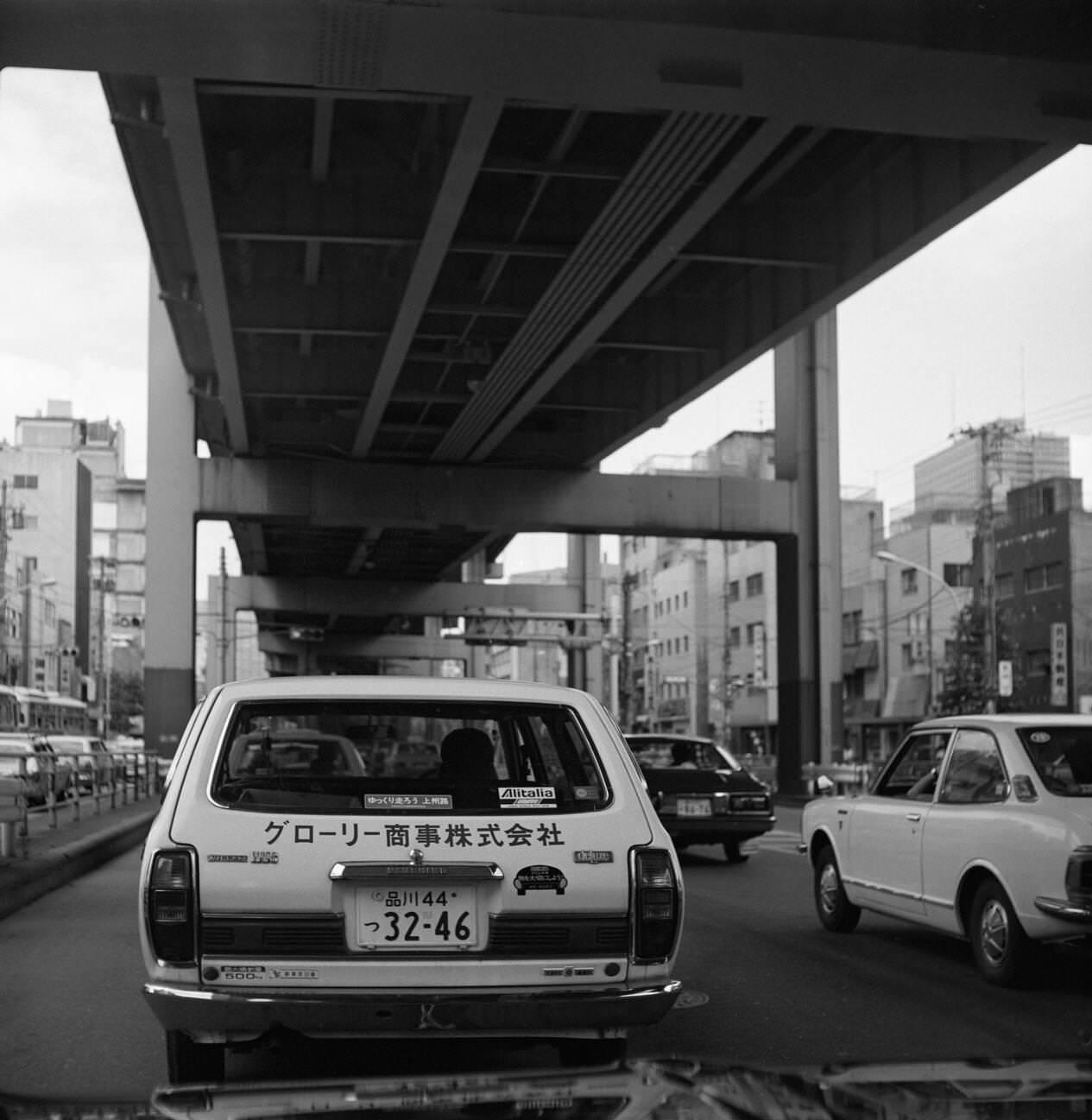 Street in Tokyo, 1978.