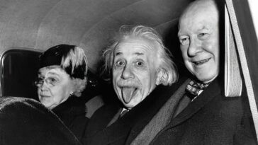 Albert Einstein tongue Photo
