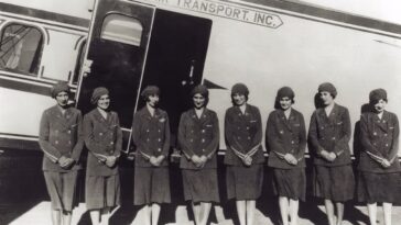 First Female Flight Attendants