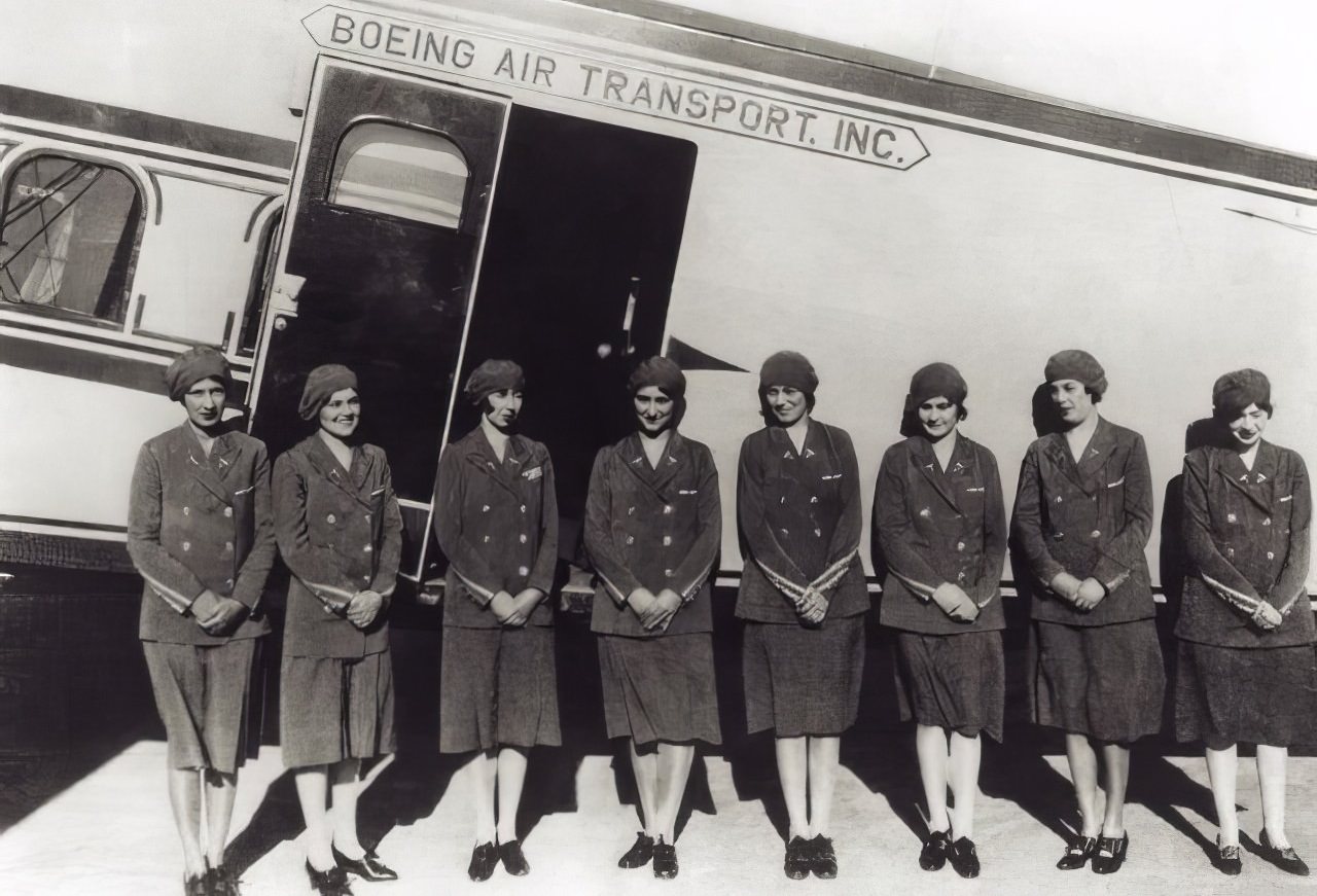 First Female Flight Attendants
