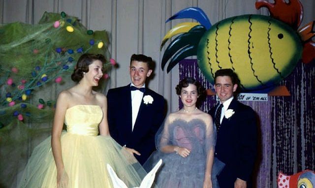 High School Prom Dresses 1950s