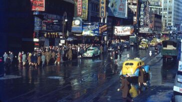 New York City Kodachrome 1940s-1960s