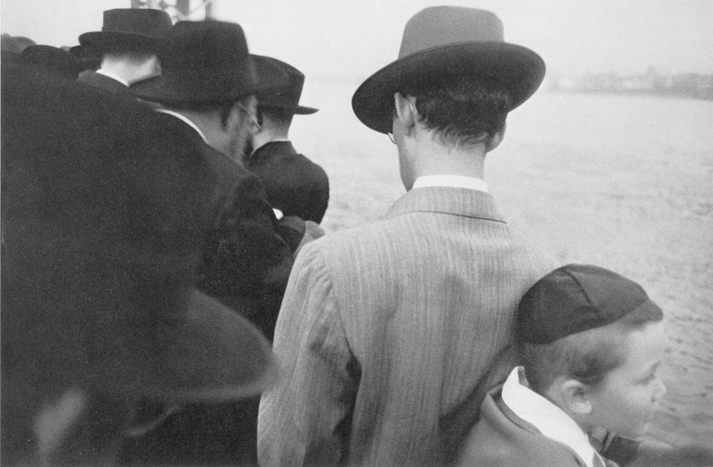 Yom Kippur, East River, New York City, 1955