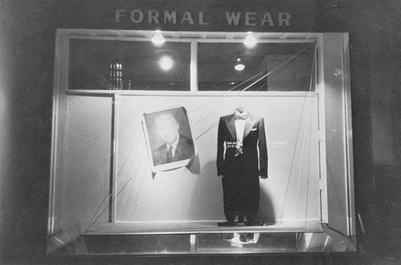 Store window in Washington, D.C., 1956