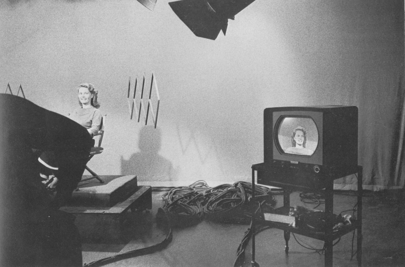 Television studio — Burbank, California, 1956