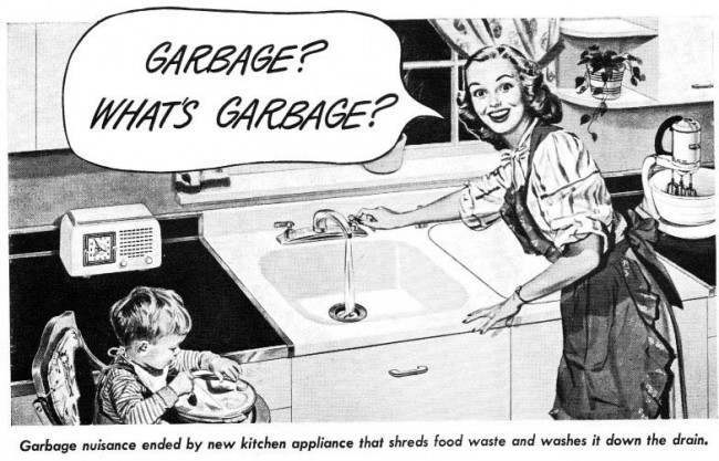 Garbage Disposal Advert 1948