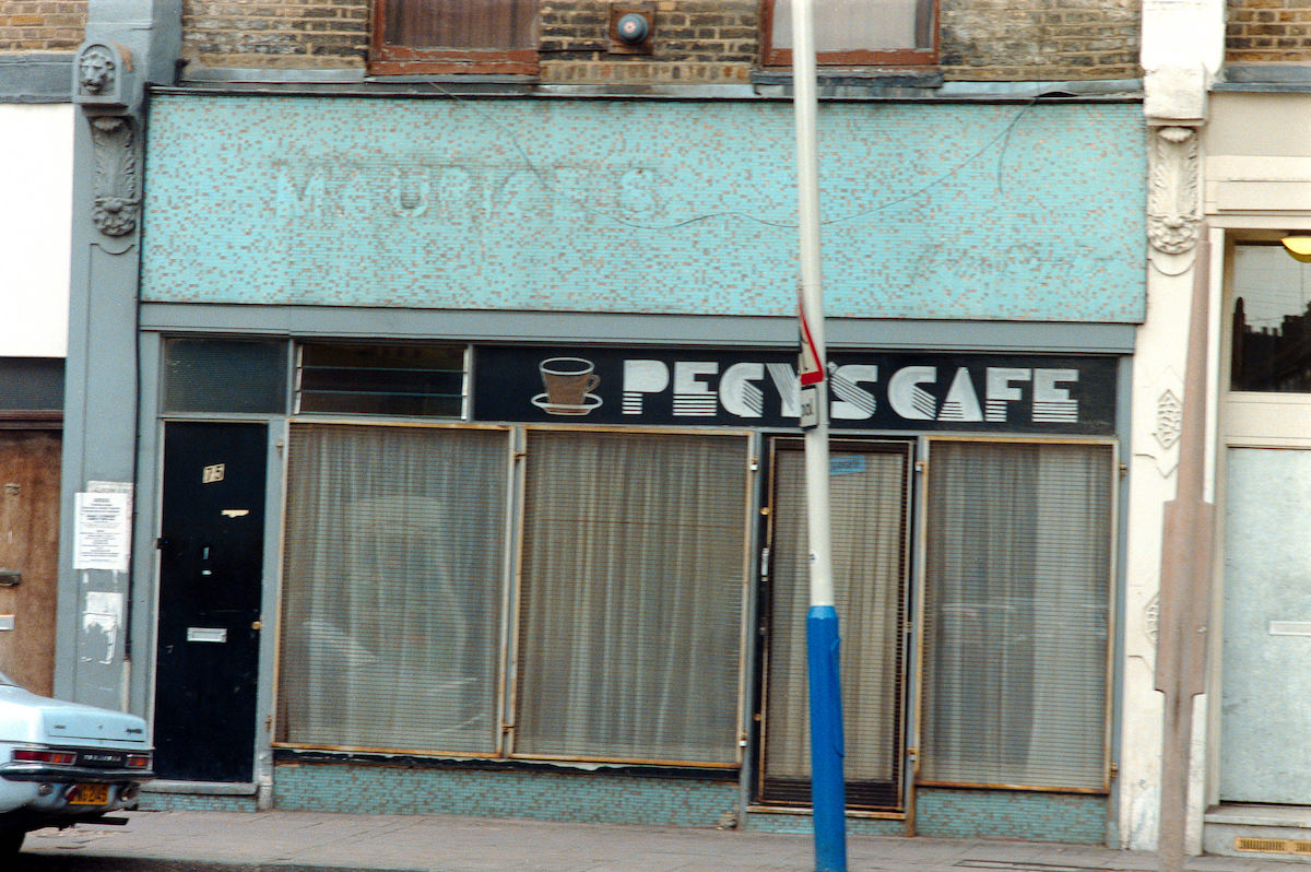 Pegy’s Cafe, 75, Atlantic Rd, Brixton, Lambeth, 1987