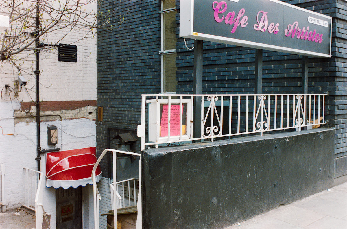 Cafe des Artistes, Finborough Rd, West Brompton, Kensington & Chelsea, 1988