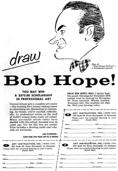 America invented the University of interesting repute. This course in Bob Hope Studies offered you a certificate and, if you did really well, a frame to put it in.