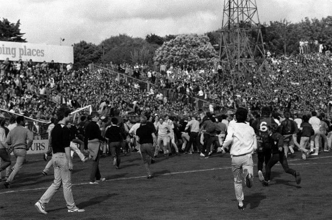 The 44th anniversary of the start of World War II was marked in Brighton by a day of vioence, 1980s.