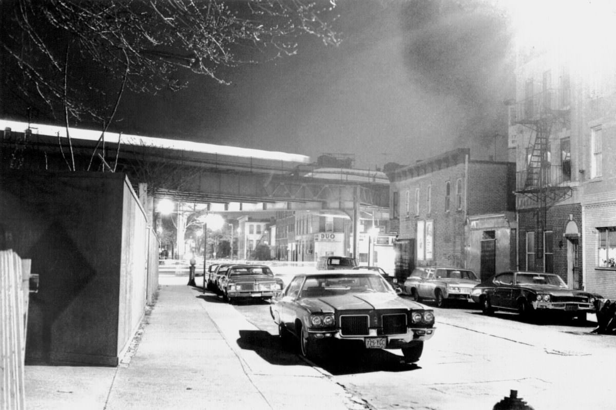 57th Street in Boro Park, Brooklyn, 1975.