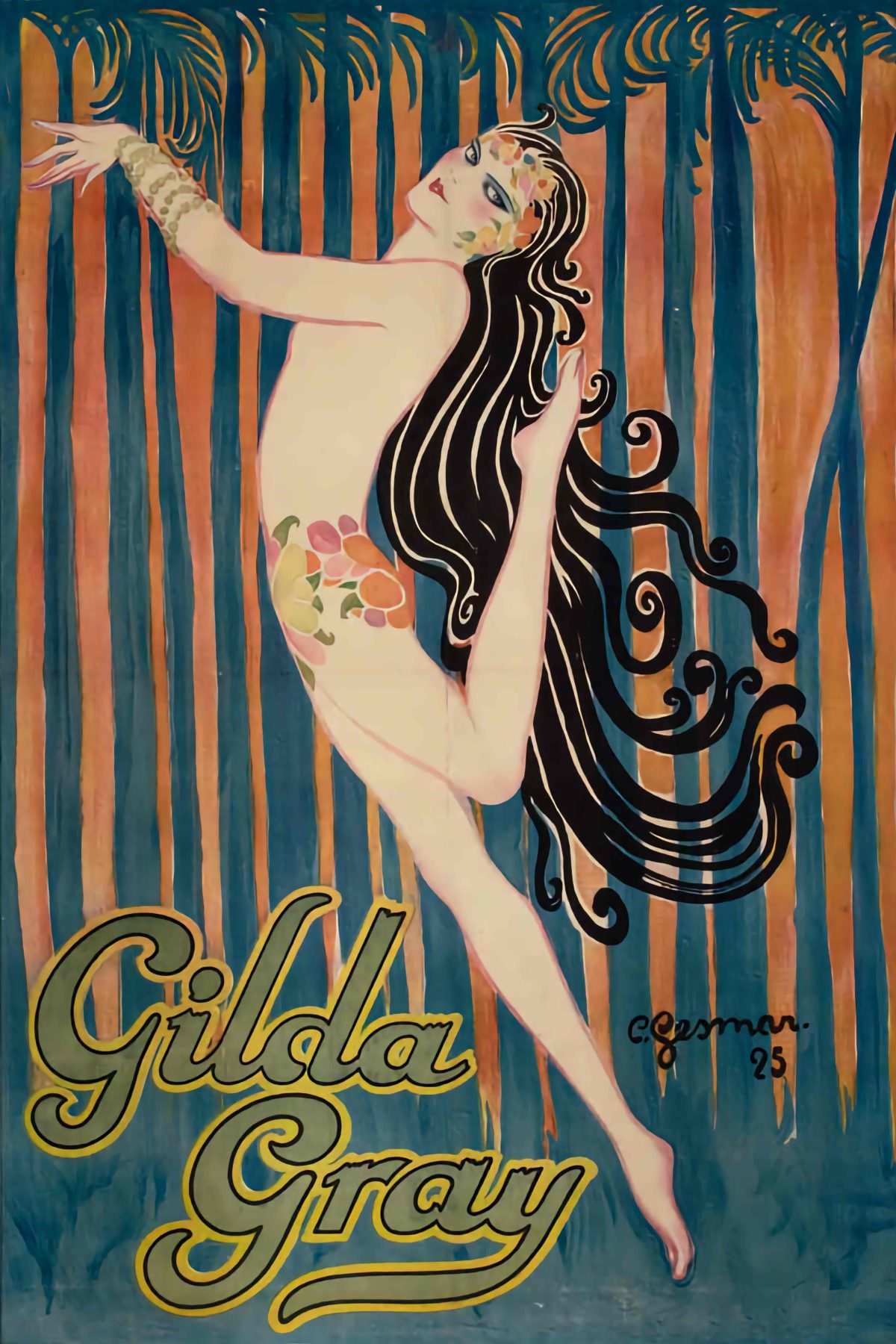 GILDA GRAY poster by Charles Gesmar , 1925