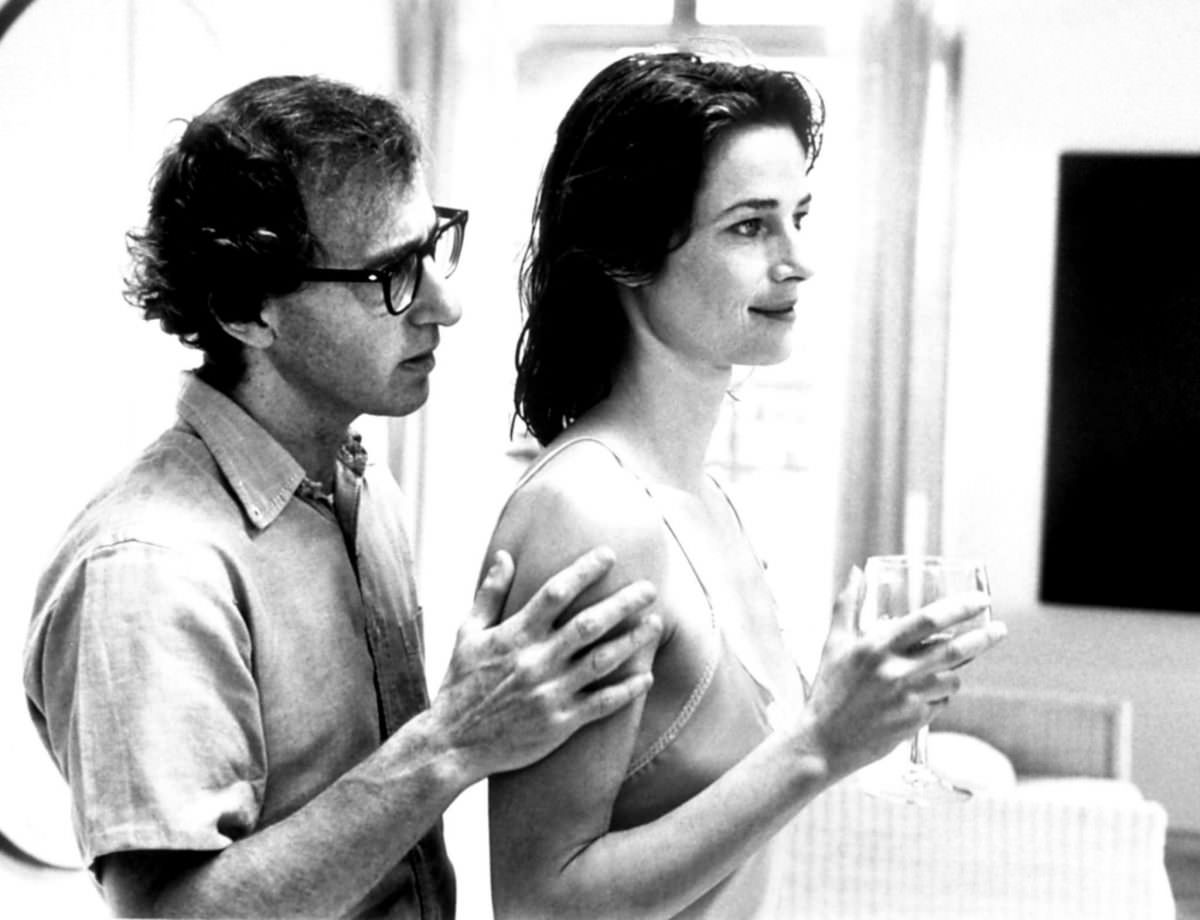 With Woody Allen in his 1980 romantic comedy "Stardust Memories".