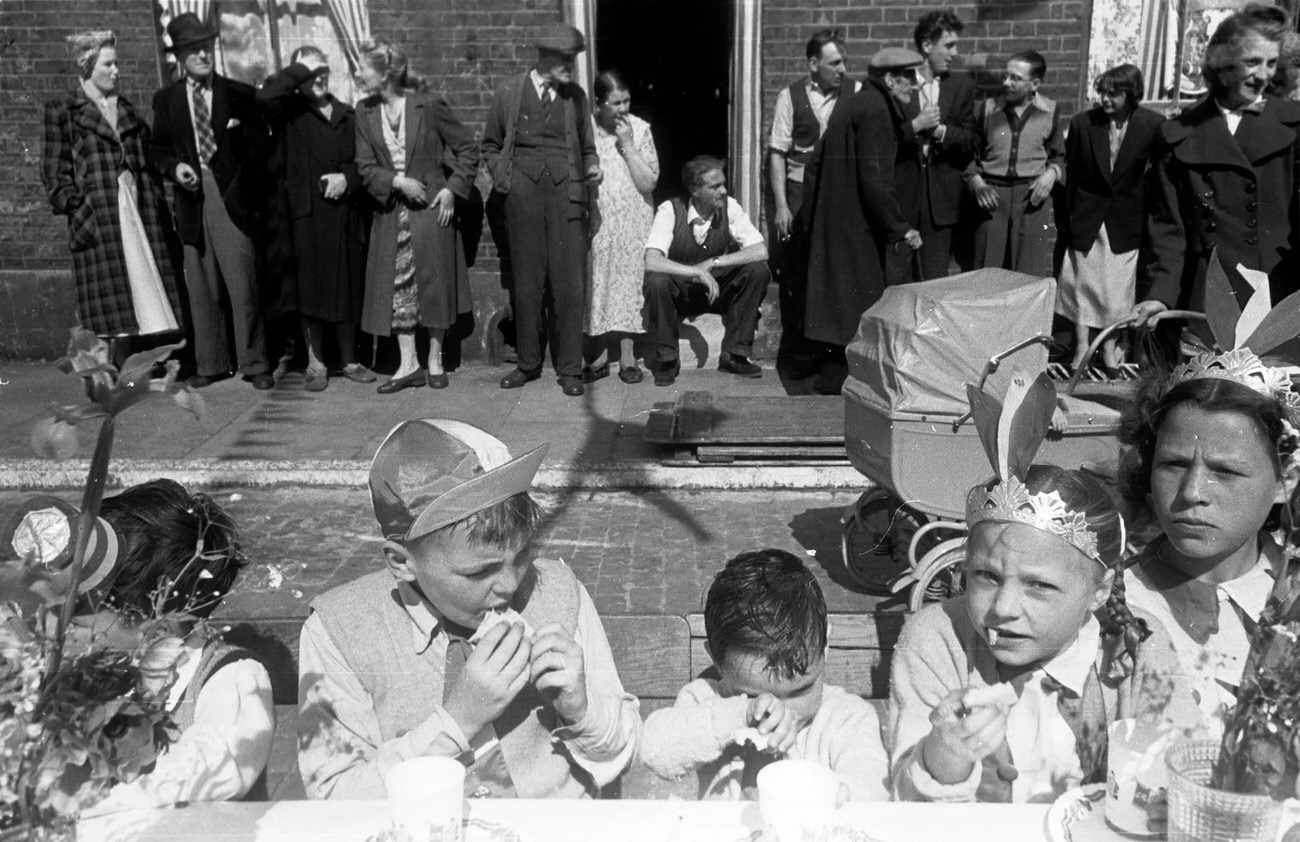 A 1953 Coronation Street Party in Bethnal Green, London East end Through the Eyes of its People