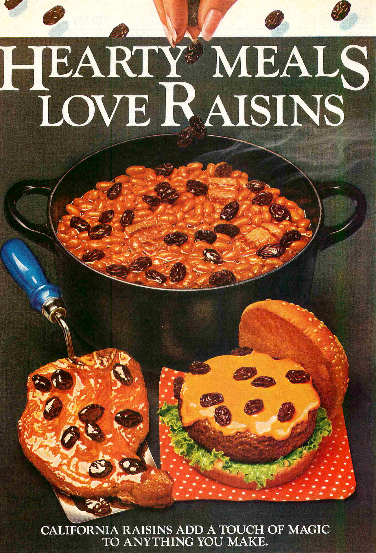 Maybe the raisins aren’t adding “a touch of magic” to these meals