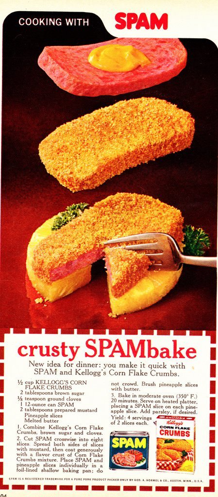 Spam could levitate in the 1960s.