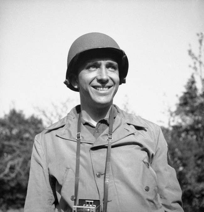 Associated Press photographer, George Bede Irvin was killed on July 25 near Pont Hebert in Normandy while working with the Ninth Air Force. 1944