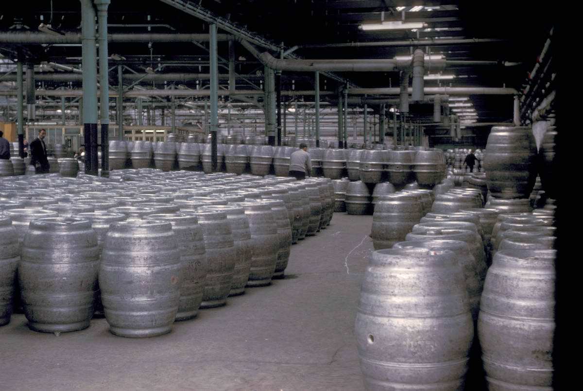 The Guinness Brewery barrel room