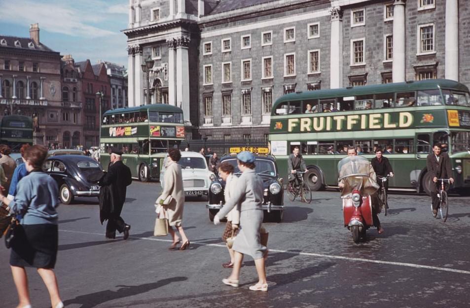 Dublin in the Summer 1961: A Vibrant Photographic Journey Through the Heart of Ireland's Capital City