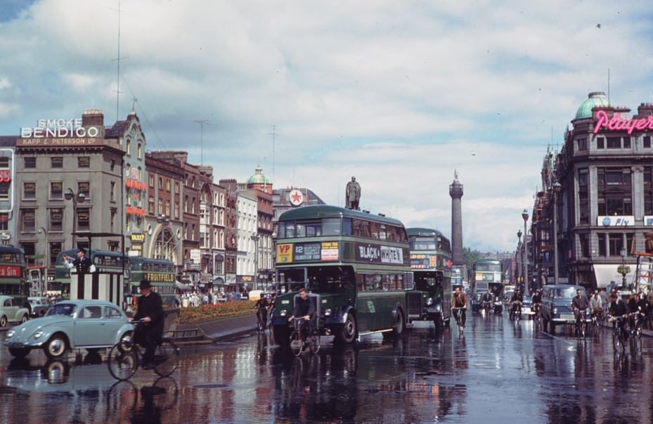 Dublin in the Summer 1961: A Vibrant Photographic Journey Through the Heart of Ireland's Capital City