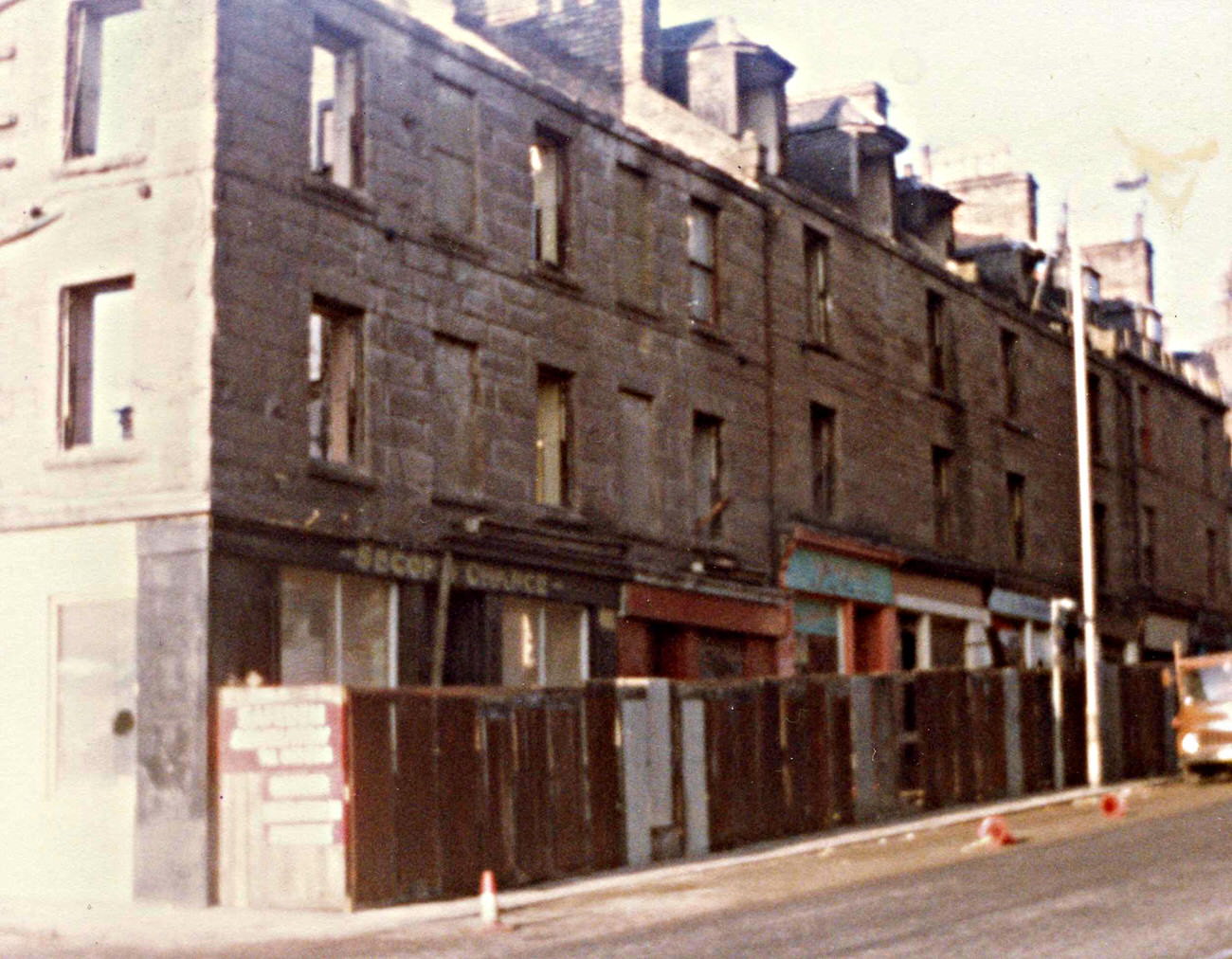 Demolition in Princes Street, 1983