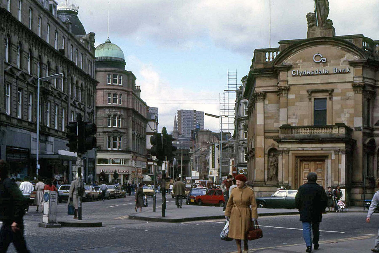 Murraygate from High Street, 1985