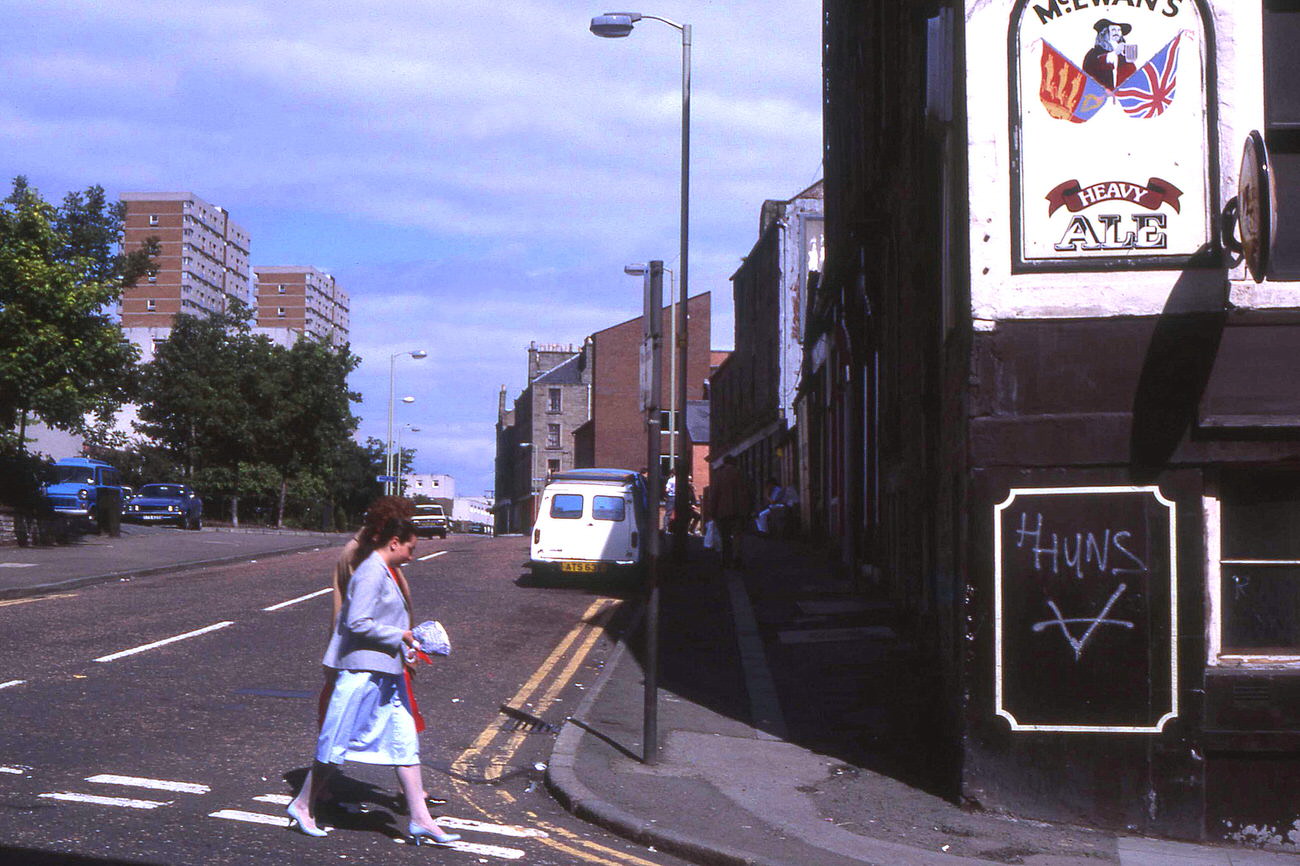 Ann Street from Hilltown, 1985