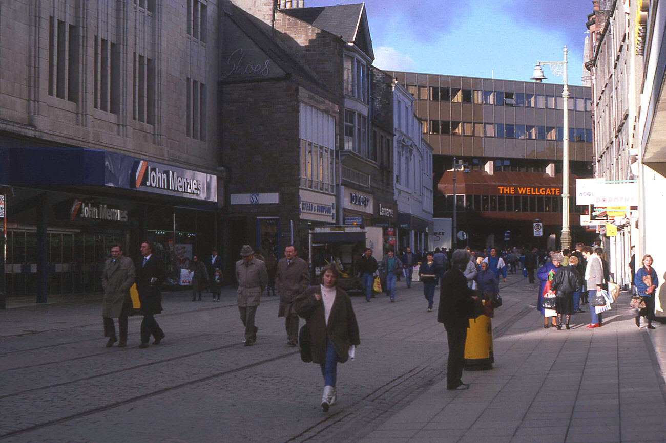 Murraygate and Wellgate Centre, 1987