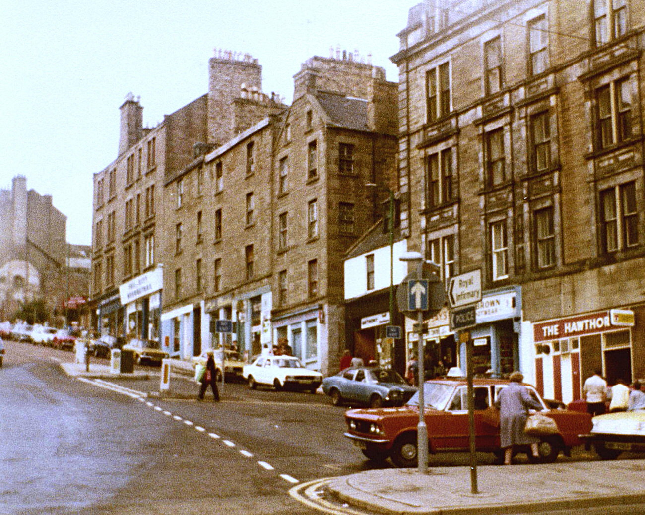 Foot of Hilltown, 1982 The buildings in the centre and right of this scene were pulled down later in the 1980s, partly to accommodate the inner ring road tunnel which now passes underneath.