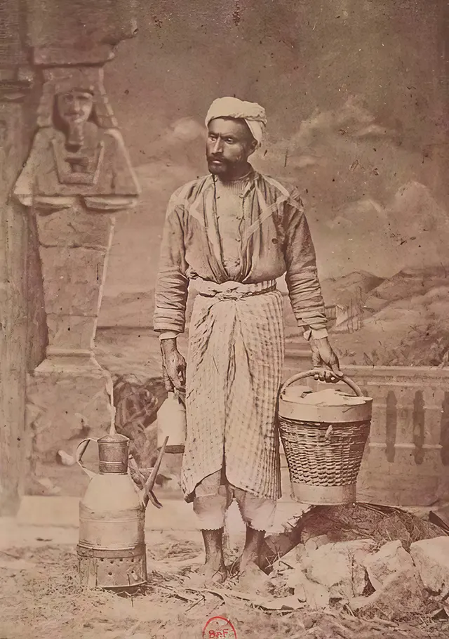 A Glimpse into the Daily Lives of Egyptians in the 1870s through the Lens of Émile Béchard