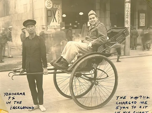 A Japanese pushcart vendor, 1900s