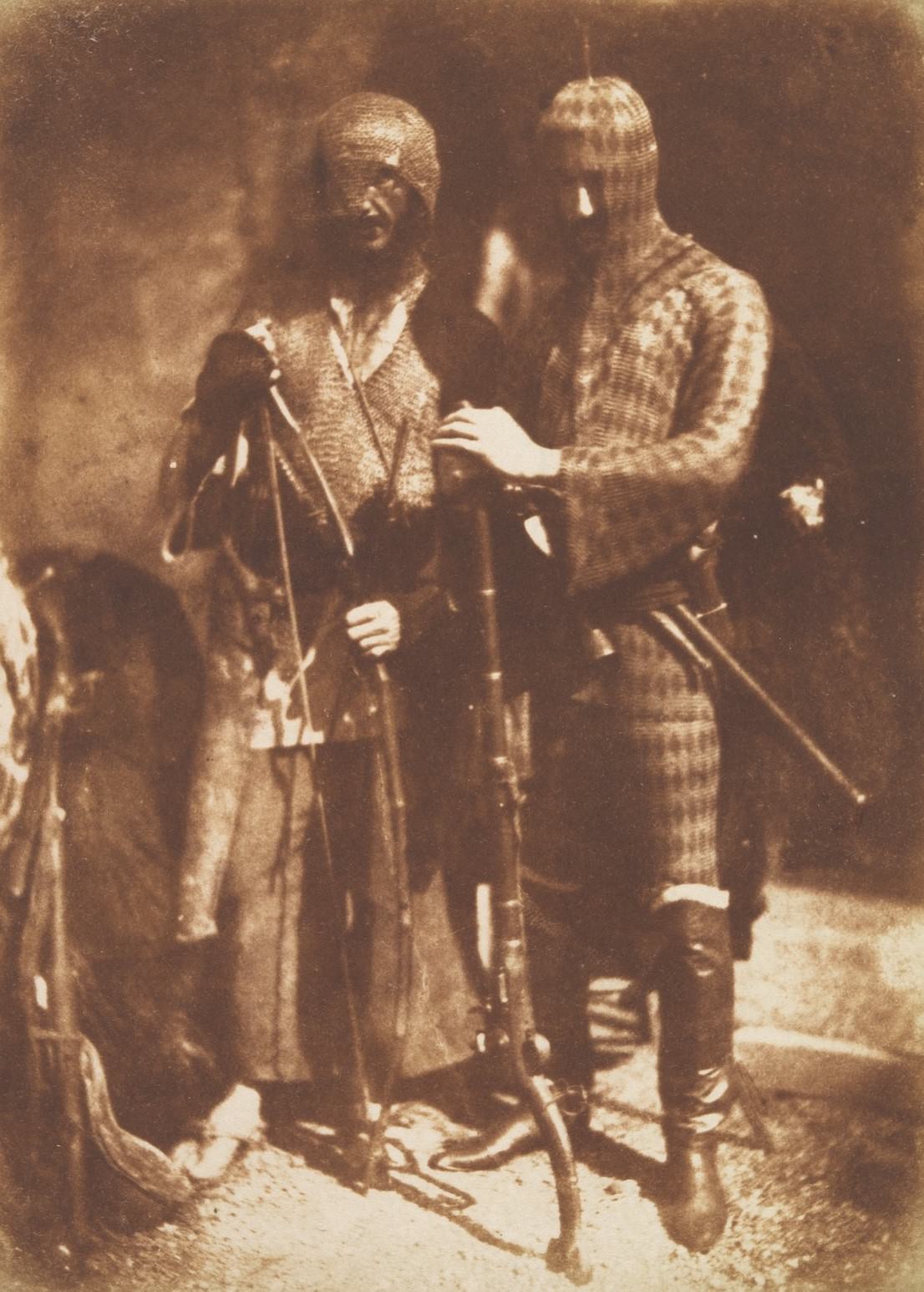 Afghans in armor, 1843.