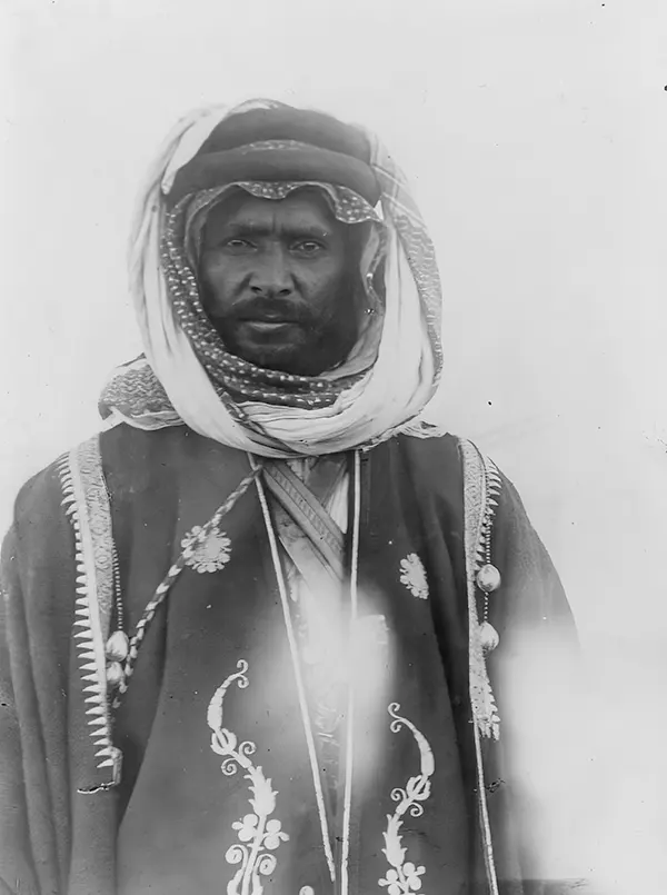 Emir Nawwaf, a desert sheik, 1910-1920.