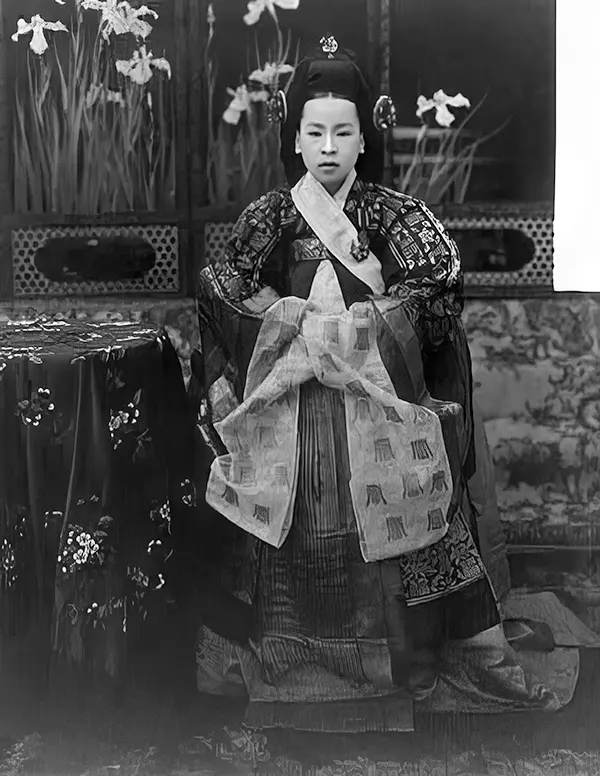 Empress Sunmyeong (1872-1904), the first wife of Emperor Sunjong of Korea (1874-1926), 1890-1904.