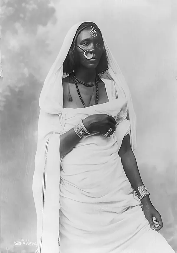 Nubian woman, Anglo-Egyptian Sudan, 1890-1923.