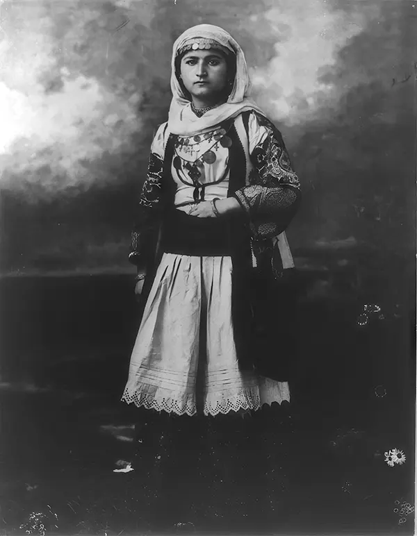 Woman in old Greek Costume, 1920