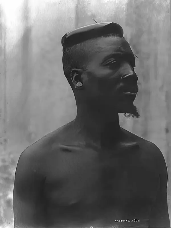 Zulu man, 1890-1923.