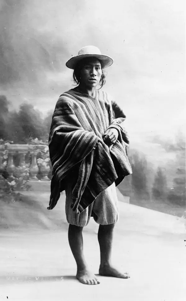 An Aymara Indian, Bolivia, 1900-1923.