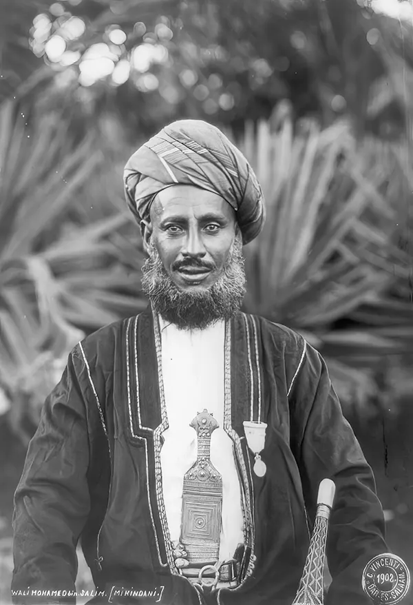 East African official for Germany, formerly a sultan, Tanganyika, Africa, 1902.