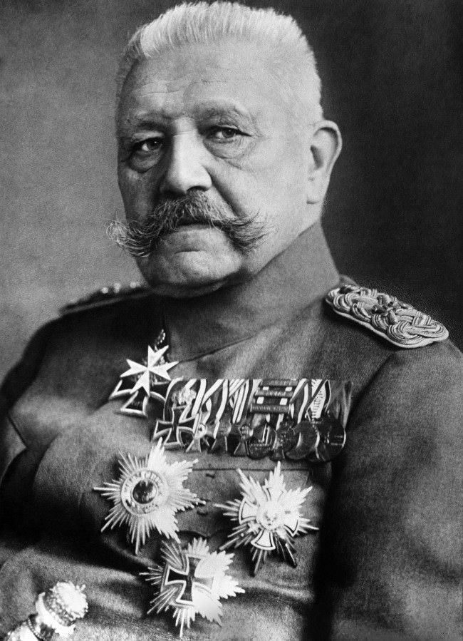 #48 Paul von Hindenburg, German Field Marshal and President, 1910s.