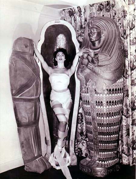 Yvonne Furneaux in ‘The Mummy’, 1959.