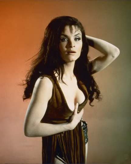 Kate O'Mara in ‘Horror of Frankenstein’, 1970.