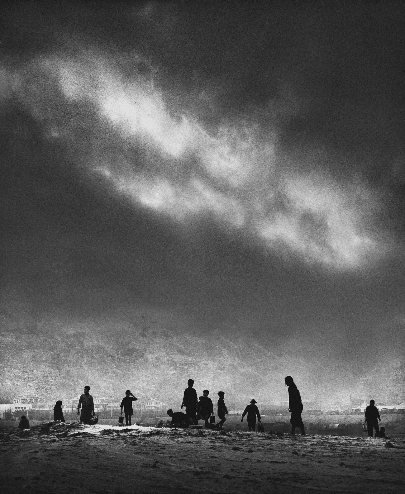 Storm Approaching, Hong Kong, 1950s.