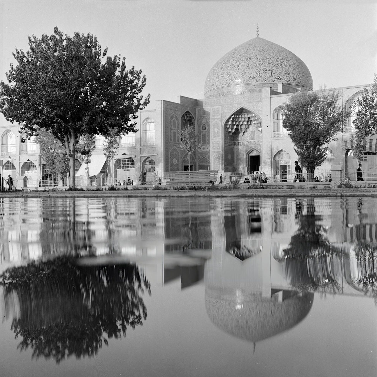 The Sheikh Lotfollah Mosque, Isfahan, Iran, 1964.