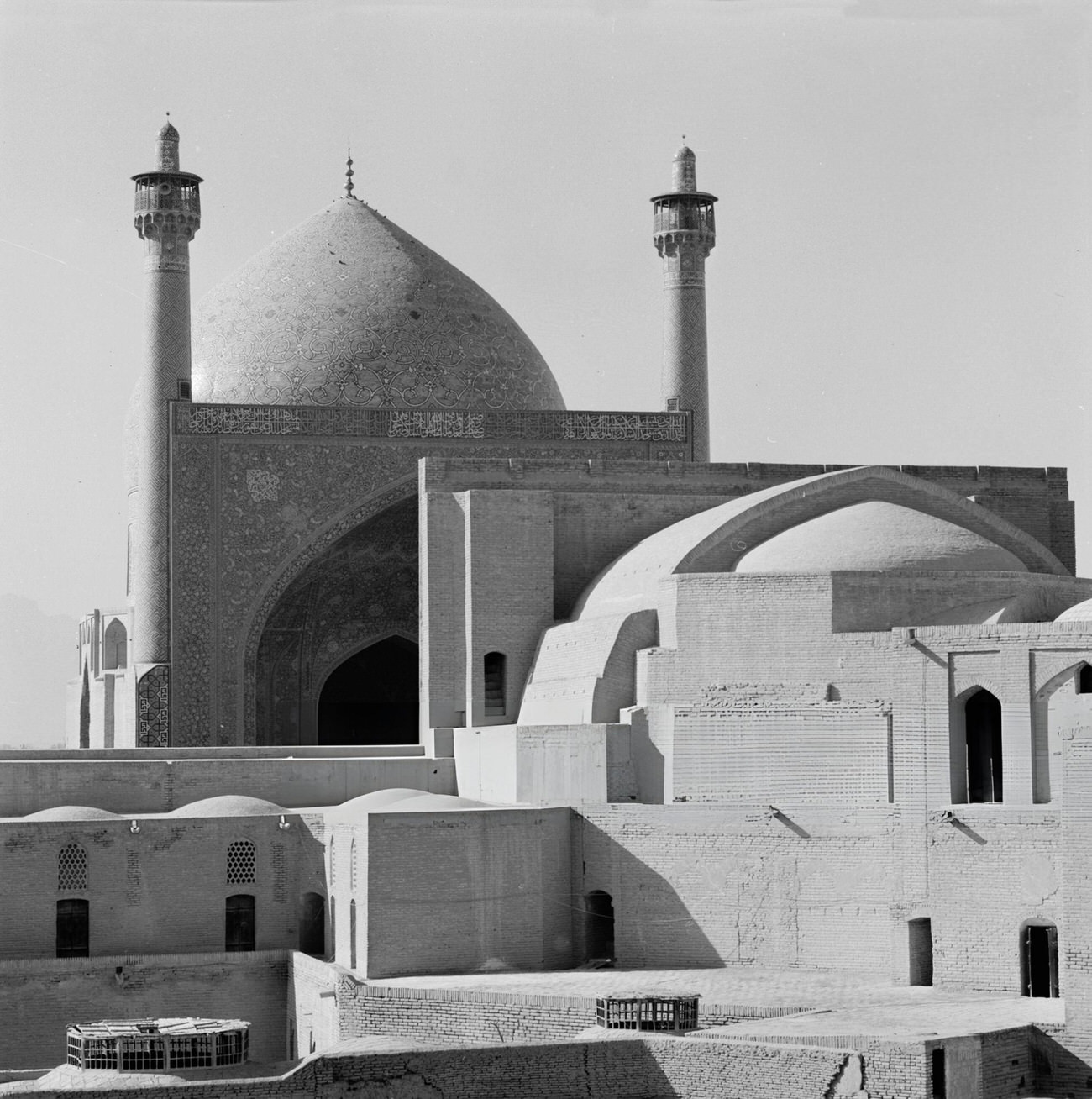 The Shah Mosque, Isfahan, Iran, 1964.